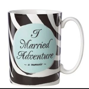 NIB Kate Spade for Lenox "I Married Adventure" Mug